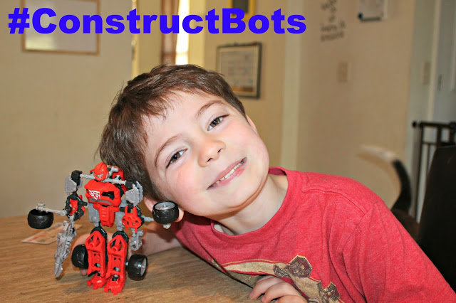 My three Bittles: #ConstructBots #Sponsored  AWESOME AWESOME gift for any kid! TRANSFORMER CONSTRUCT BOTS! So cool! 