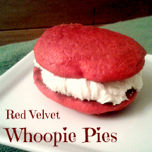 red velvet whoopie pies